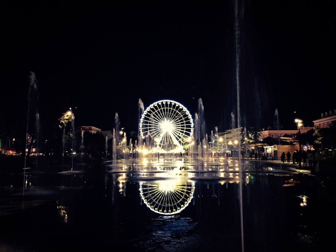 Grande roue Nice Noël 2014 Coulée verte Promenade du Paillon