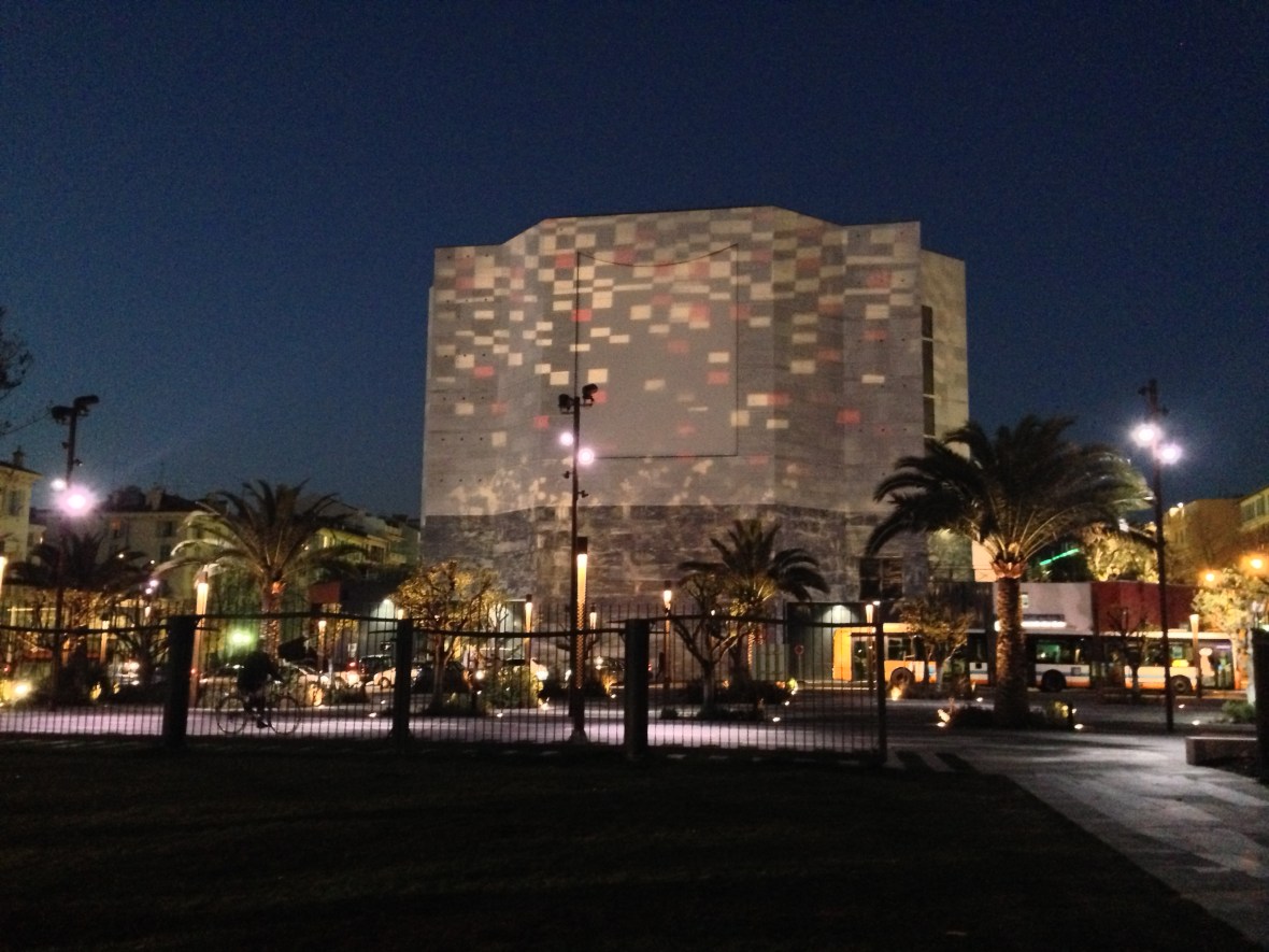 Théâtre National de Nice by night