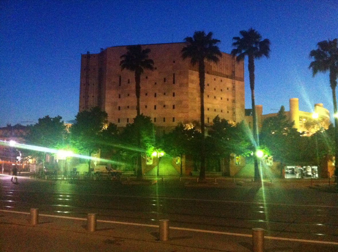 Théâtre National de Nice by night